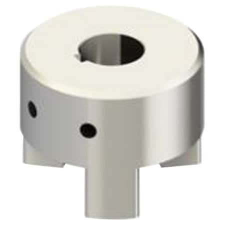 Magnaloy Jaw Coupling Hub, 1/2 in. Bore, 2-1/8 in. Hub Dia, Jaw Coupling 090 PM HALF 1/2X1/8